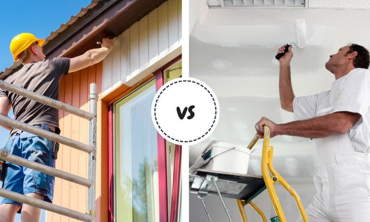 5 Perbedaan Cat Interior dan Eksterior