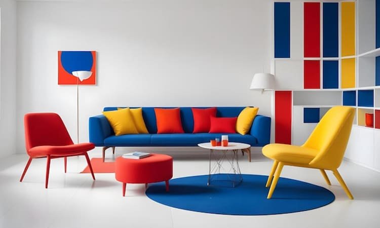 Colorful Appliances & Furnitur Statement Sebagai Aksen Interior Modern