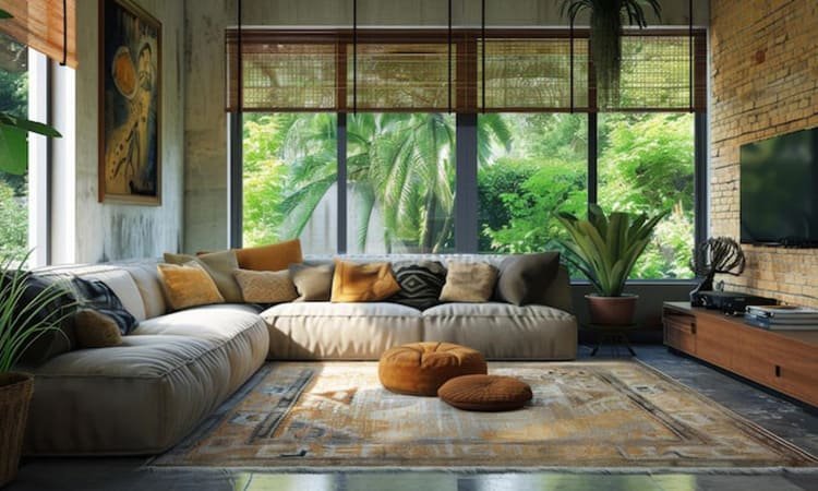 Interior Rumah Adem Tanpa AC dengan Desain Tropis Modern Akhir 2025