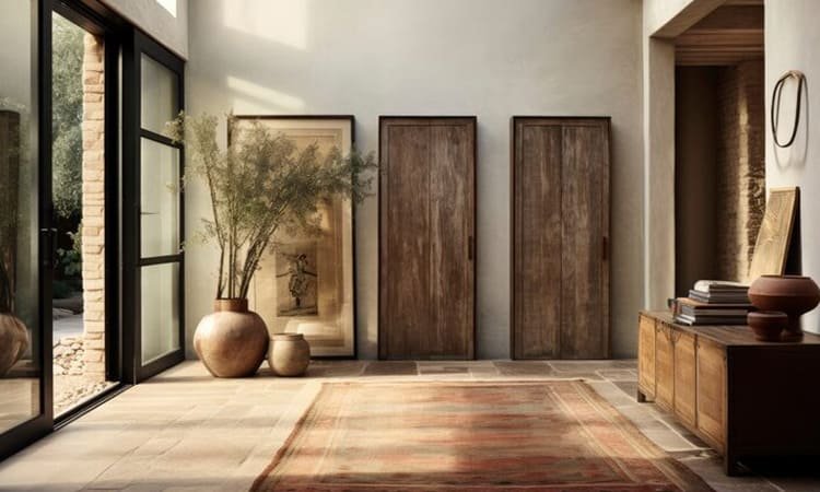 Penggunaan Kayu Gelap (Dark Woods) di Interior Minimalis 2025