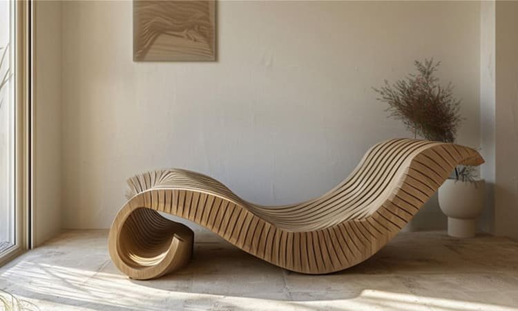 Sculptural & Organic-Shaped Furniture: Tren Lengkung Lembut untuk Interior Mewah 2025