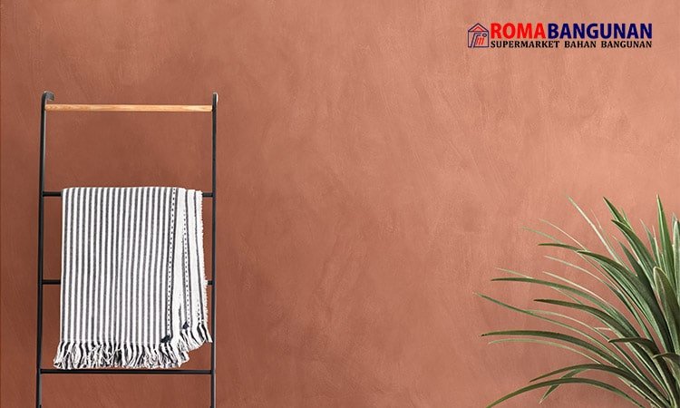 tembok warna coklat