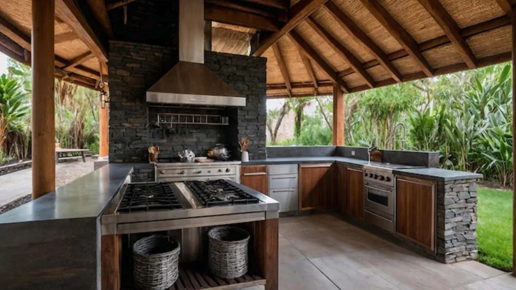 Dapur Outdoor Sederhana yang Cocok untuk Rumah di Indonesia