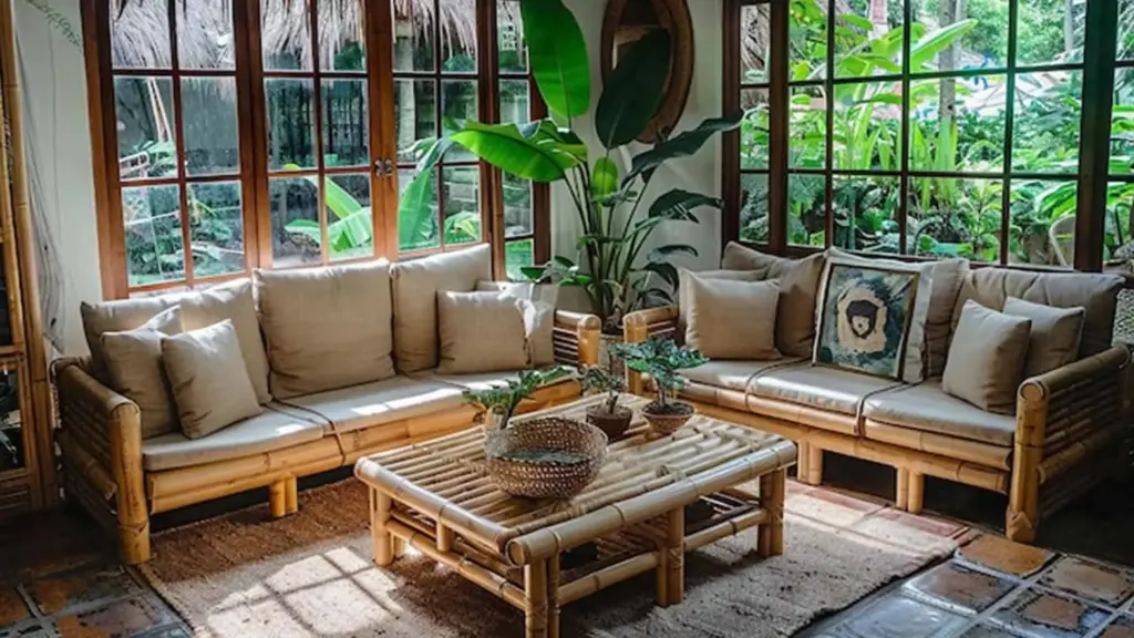 Inspirasi Ruang Tamu Outdoor Semi Indoor untuk Rumah Tropis yang Nyaman dan Estetik