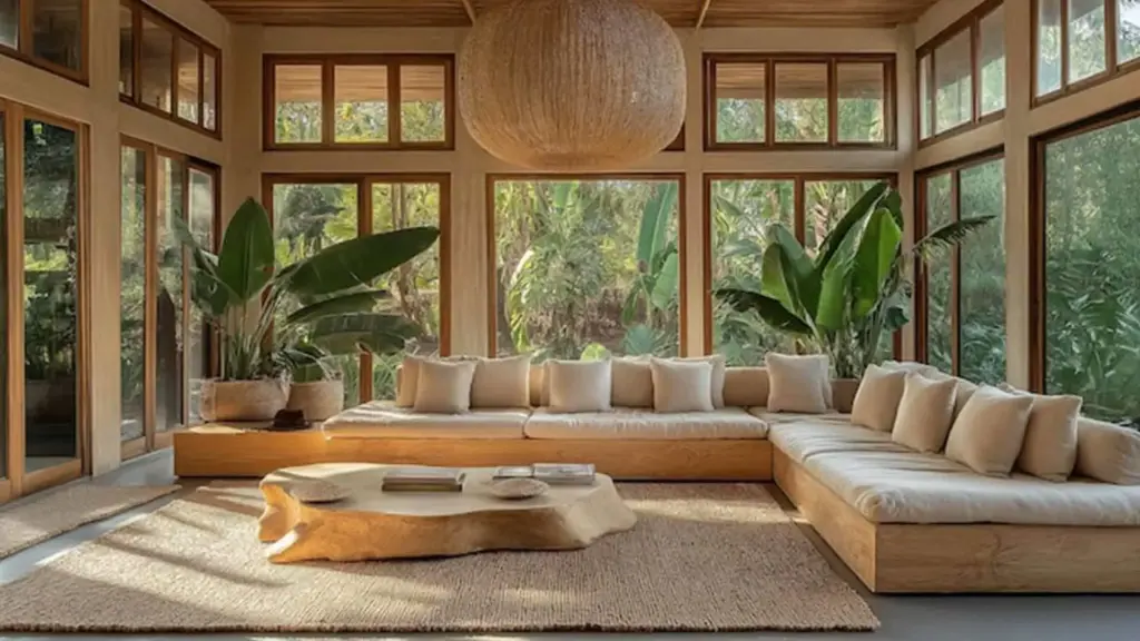 Inspirasi Ruang Tamu Outdoor Semi Indoor untuk Rumah Tropis yang Nyaman dan Estetik