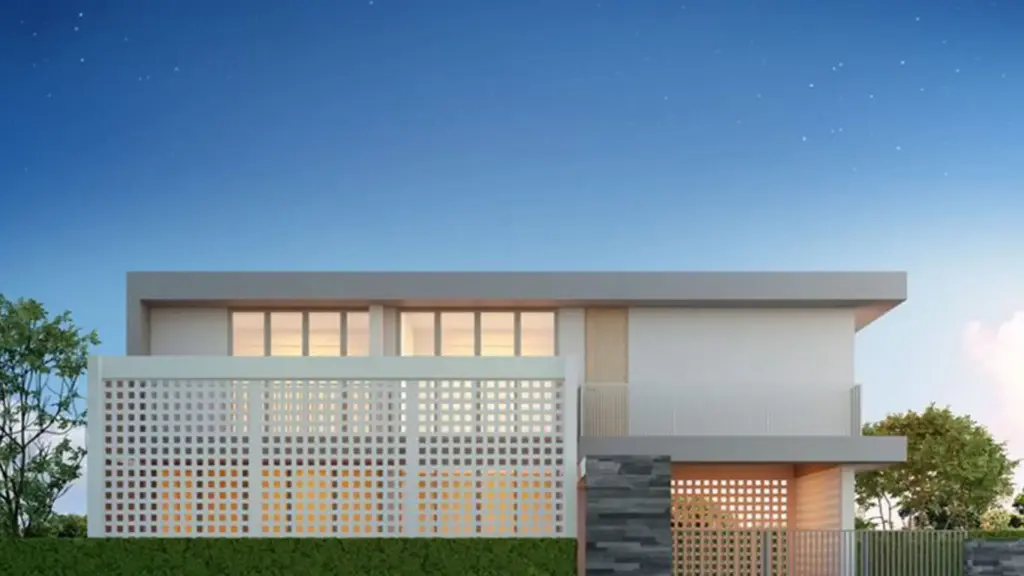 Konsep Fasad Rumah Hemat Energi dengan Shading dan Secondary Skin untuk Hunian Tropis Modern