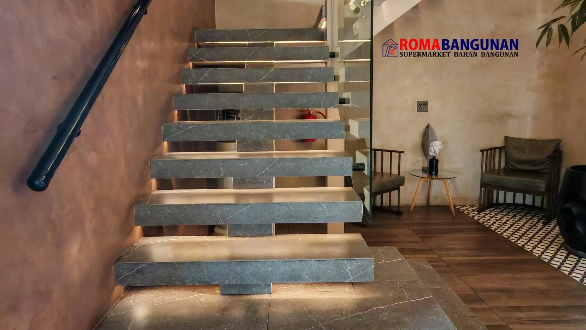 material tangga rumah - roma bangunan
