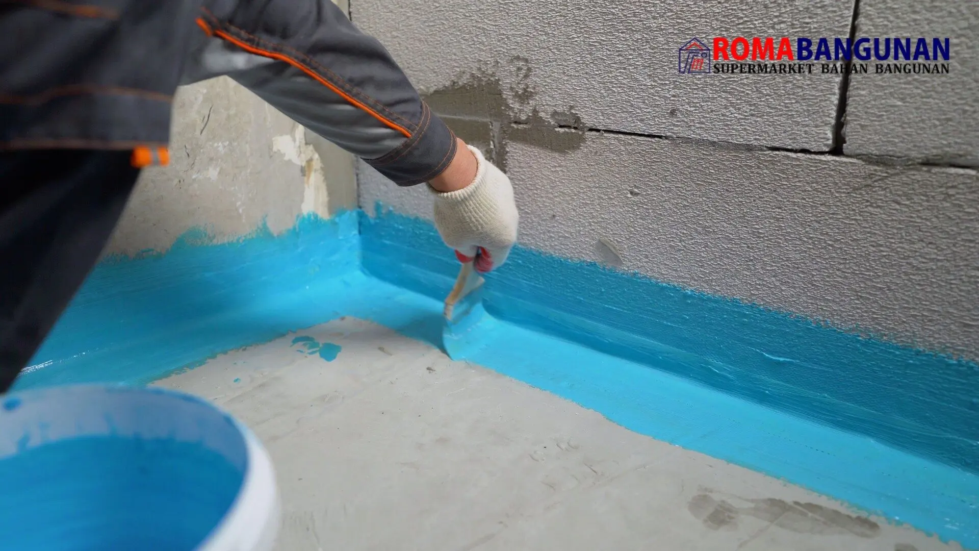 waterproofing kamar mandi - roma bangunan