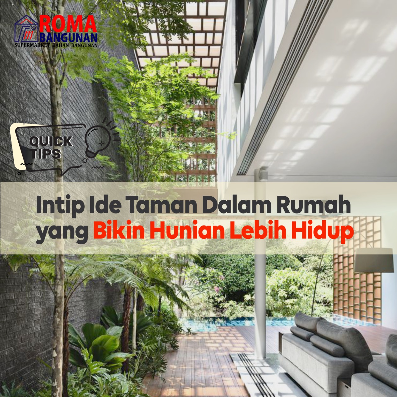 You are currently viewing Intip Ide Taman Dalam Rumah yang Bikin Hunian Lebih Hidup!
