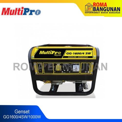 GENSET BENSIN GASOLINE GENERATOR MULTIPRO GG1600 / GG 1600 4SW 1000W
