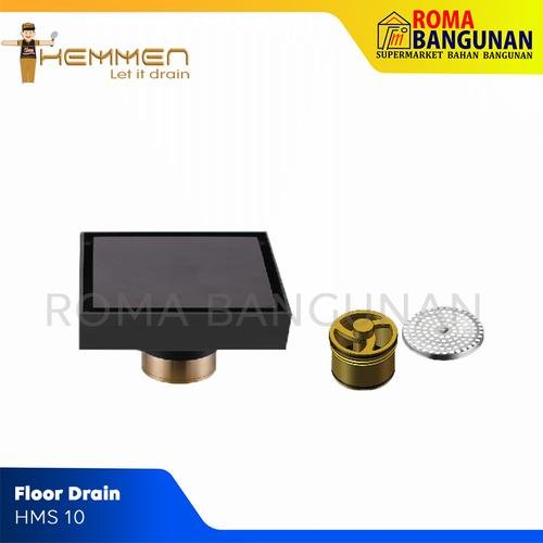 PENYARING AIR KAMAR MANDI FLOOR DRAIN HEMMEN HMS 10 – Matte Black