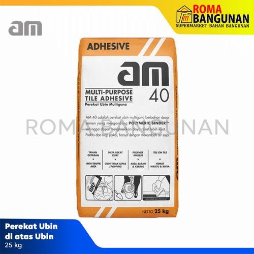 Perekat Keramik diatas keramik Multipurpose Tile Adhesive Am 40 25kg