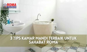 Read more about the article 3 Tips Kamar Mandi Terbaik Untuk Sahabat Roma