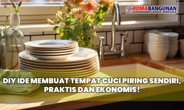 DIY Ide Membuat Tempat Cuci Piring Sendiri, Praktis dan Ekonomis!