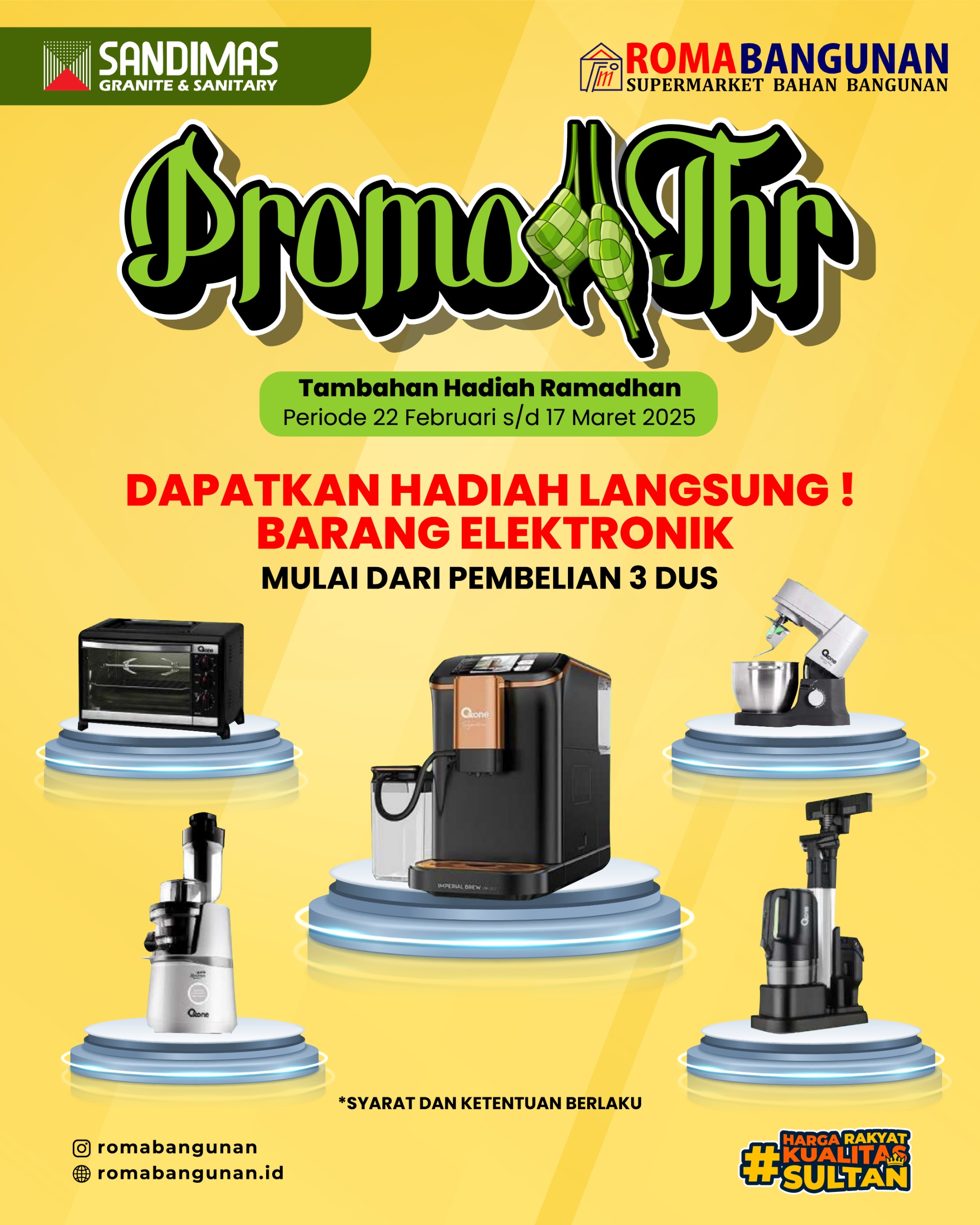 ✨RAMADHAN TIBA! NIKMATI PROMO THR DARI SANDIMAS DAN OULU! ✨