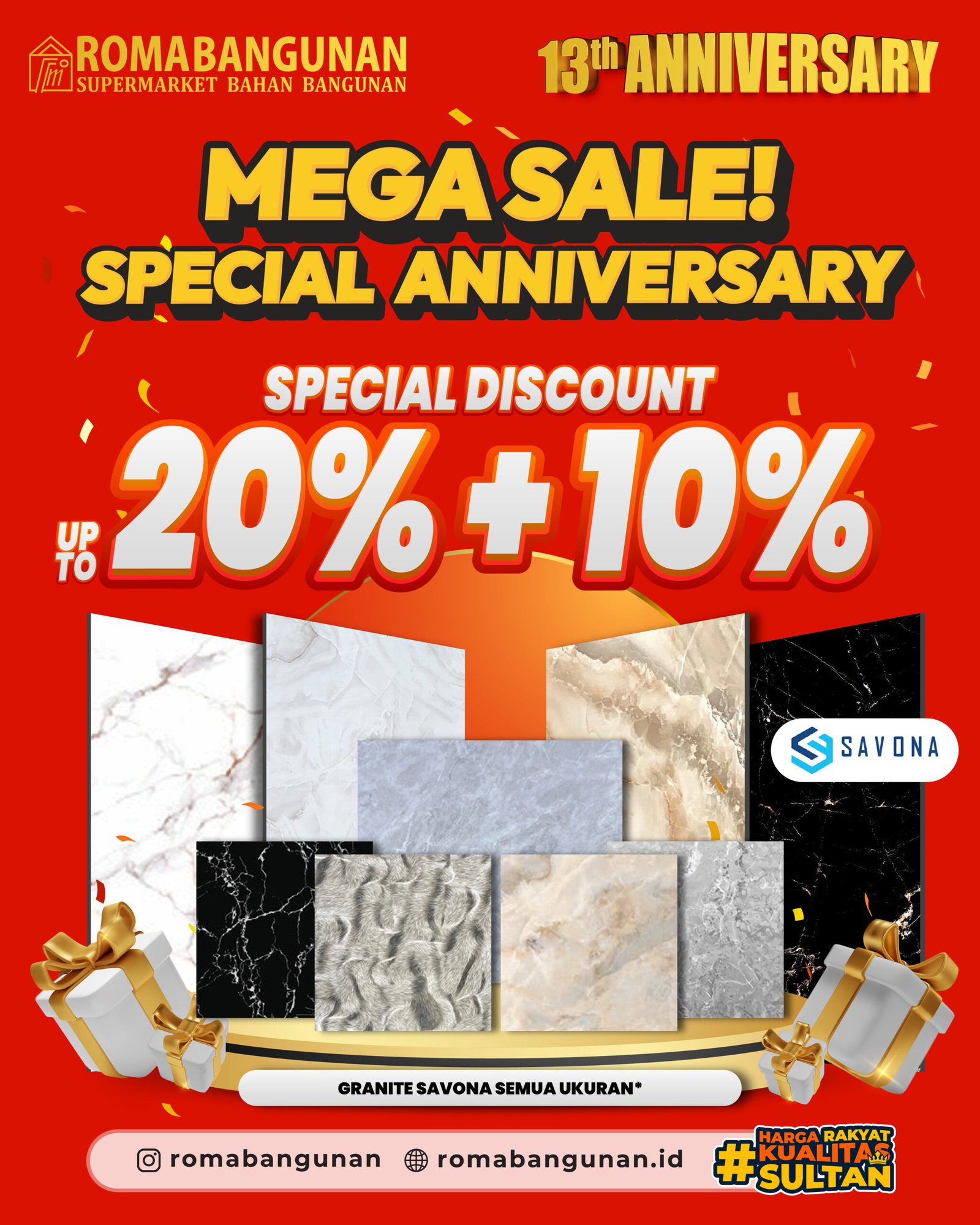 MEGA SALE SPESIAL ANNIVERSARY