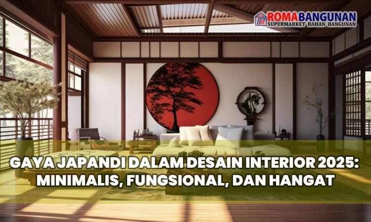 Gaya Japandi dalam Desain Interior 2025: Minimalis, Fungsional, dan Hangat