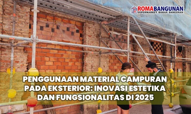 Penggunaan Material Campuran pada Eksterior: Inovasi Estetika dan Fungsionalitas di 2025