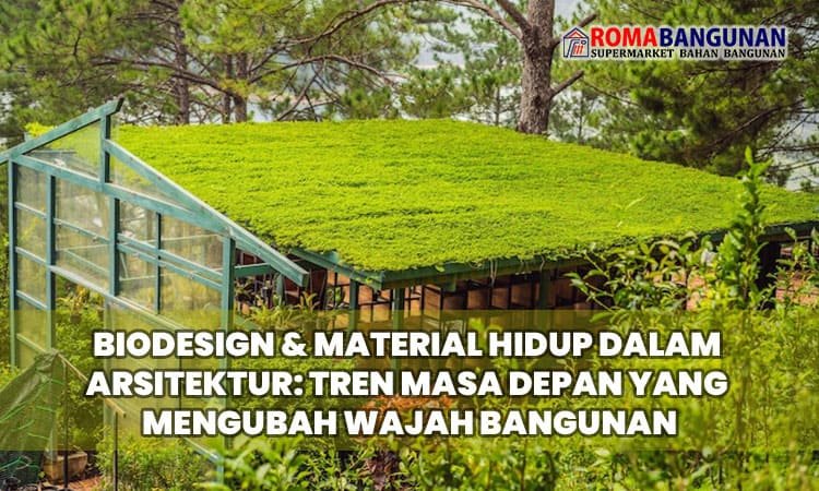Biodesign & Material Hidup dalam Arsitektur: Tren Masa Depan yang Mengubah Wajah Bangunan