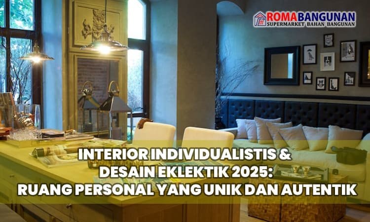 Interior Individualistis & Desain Eklektik 2025: Ruang Personal yang Unik dan Autentik
