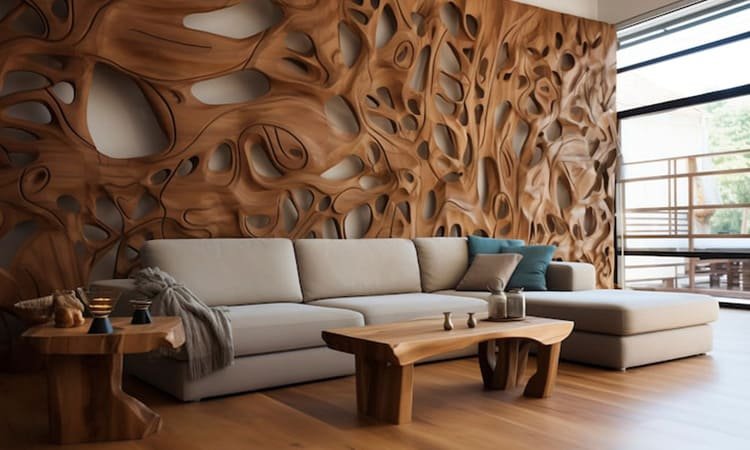 Interior dengan Tekstur Akustik Dekoratif: Estetika dan Kenyamanan dalam Satu Konsep
