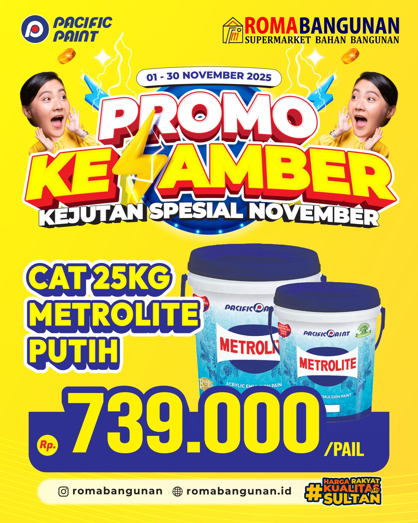 PROMO KESAMBER! KEJUTAN SPESIAL NOVEMBER! ⚡