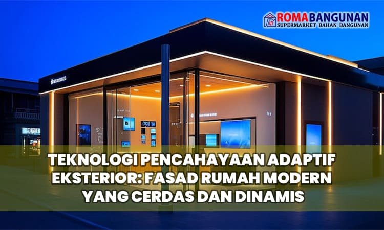 Teknologi Pencahayaan Adaptif Eksterior: Fasad Rumah Modern yang Cerdas dan Dinamis