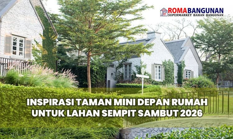 Inspirasi Taman Mini Depan Rumah untuk Lahan Sempit Sambut 2026