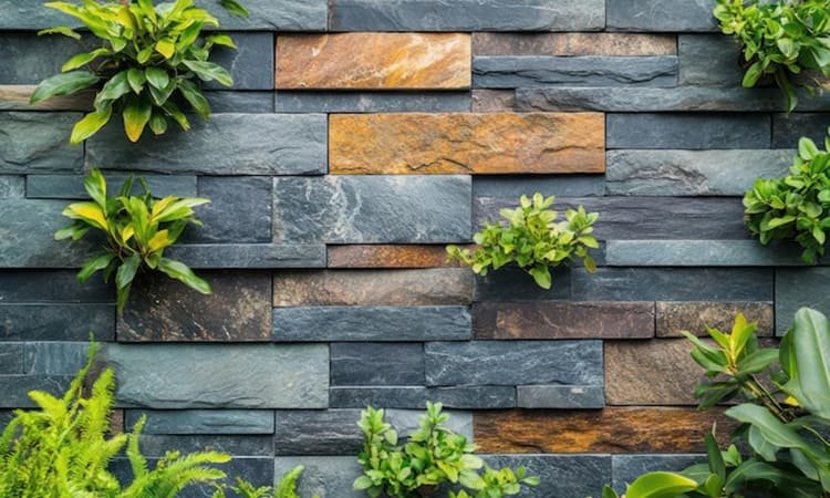 Kombinasi Batu Alam dan Tanaman untuk Tampilan Fasad Modern Akhir 2025