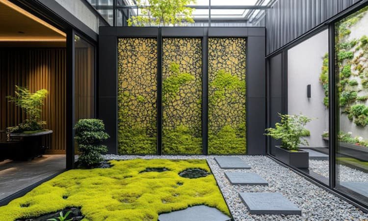 Kombinasi Batu Alam dan Tanaman untuk Tampilan Fasad Modern Akhir 2025