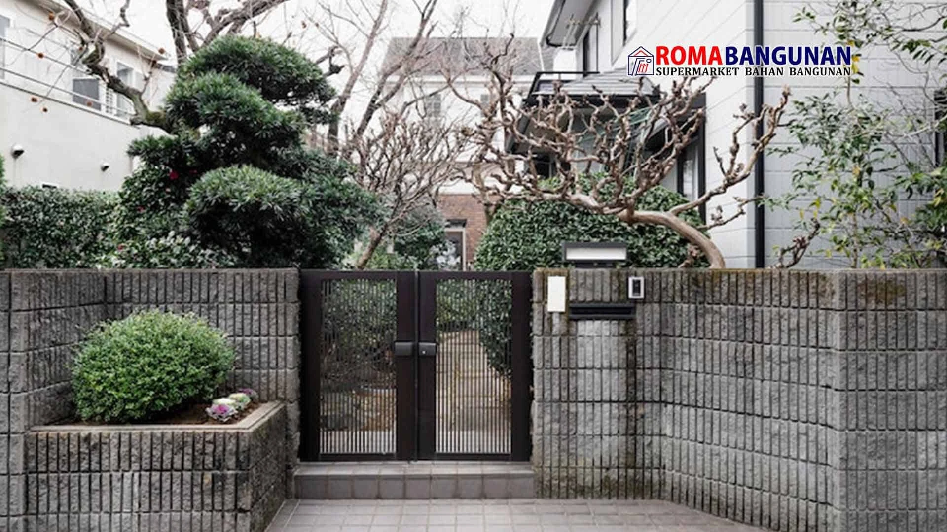 Kombinasi Batu Alam dan Tanaman untuk Fasad Rumah Modern